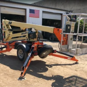 14 JLG T350 Tow Behind Boom Lift