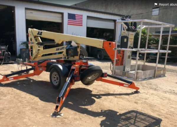 14 JLG T350 Tow Behind Boom Lift