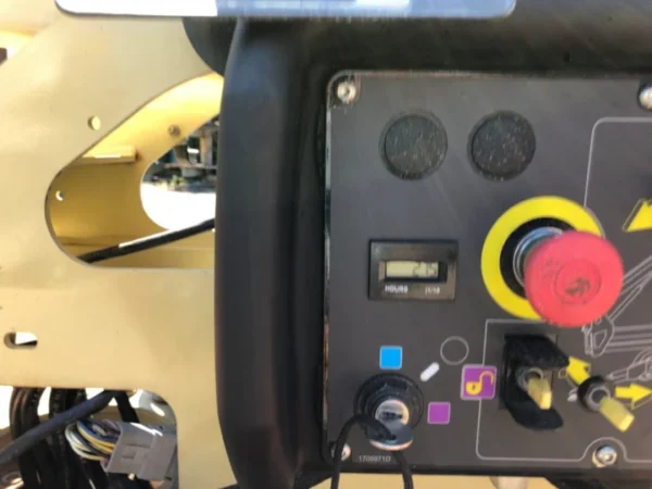 14 JLG T350 Tow Behind Boom Lift controls