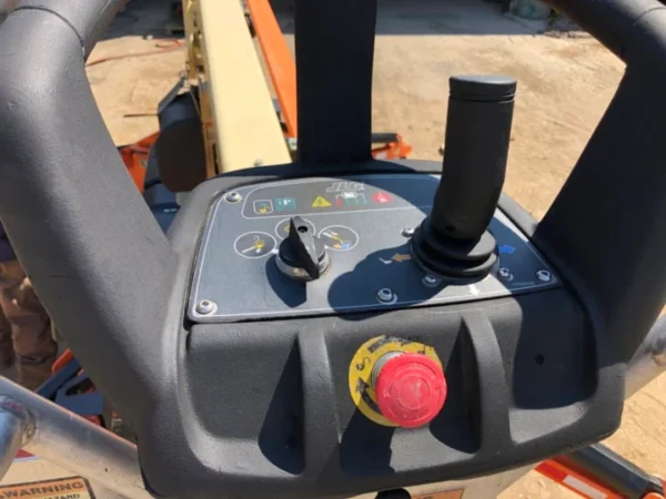 14 JLG T350 Tow Behind Boom Lift controls