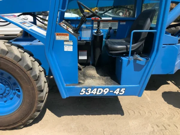 JLG Gradall 534D9-45 Telehandler Rough Terrain Forklift cab